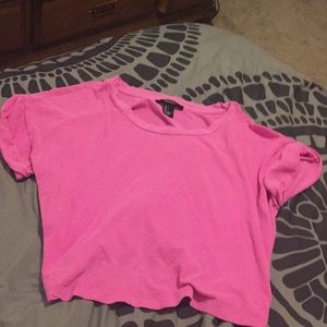 Forever 21 plain pink T-shirt